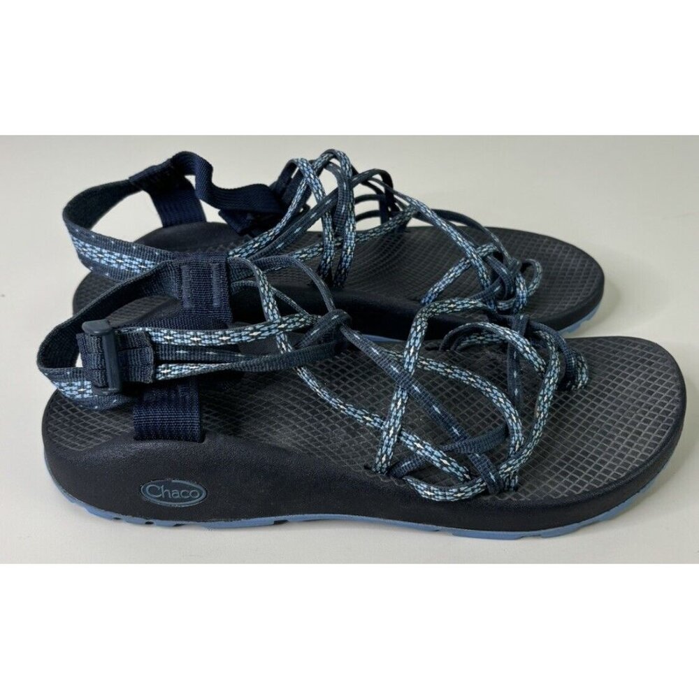 Chaco Zx2 Women's Sz 11 Classic Blue Strappy Hiking Sandals EUC